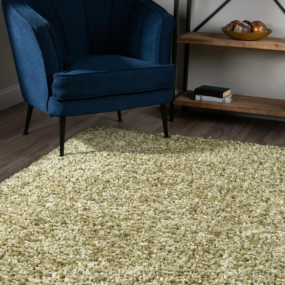 Dolce Plush Shag Aloe 9 ft. X 13 ft. Area Rug by Addison Rugs 11 Dolce Plush Shag Aloe 9 ft. X 13 ft. Area Rug by Addison Rugs - Image 9