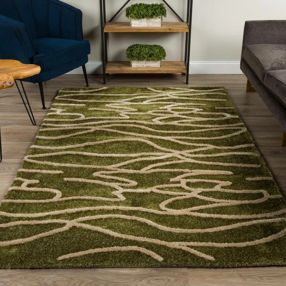 Sarita 3 Aloe 9 ft. x 13 ft. Area Rug by Addison Rugs 9 Sarita 3 Aloe 9 ft. x 13 ft. Area Rug by Addison Rugs - Image 7