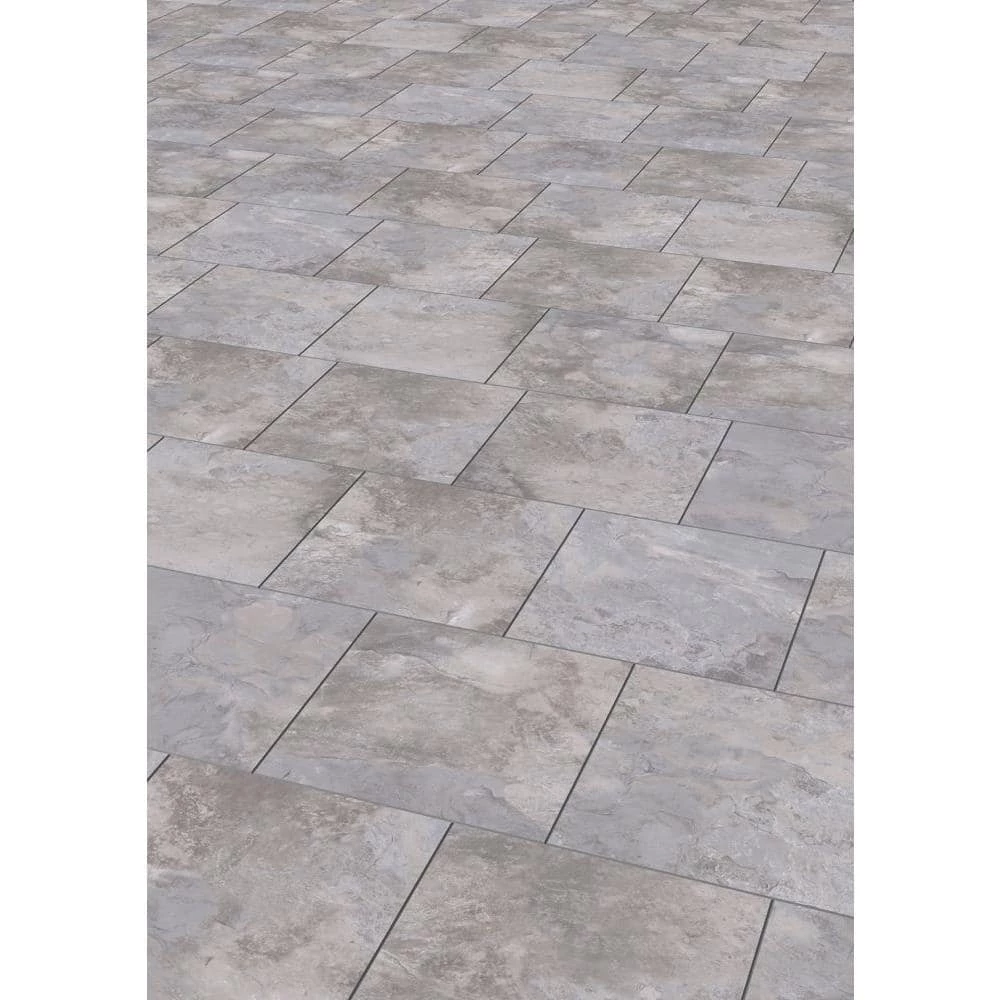 Ash Blended Slate 12 in. x 12 in. Peel and Stick Vinyl Tile (30 sq. ft. / case) by TrafficMaster 10 Ash Blended Slate 12 in. x 12 in. Peel and Stick Vinyl Tile (30 sq. ft. / case) by TrafficMaster - Image 8