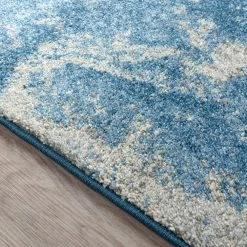 Harrison 10 Baltic 5 ft. 3 in. x 7 ft. 7 in. Area Rug by Addison Rugs -TrafficMaster Decor Store baltic blue addison rugs area rugs hdhr10ba5x8 e1 1000