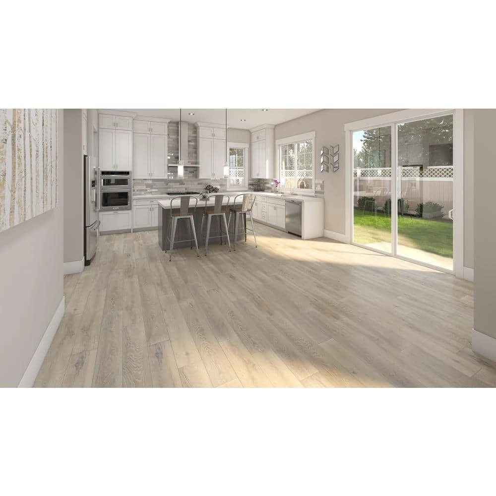 Camden Lake Oak 7 mm T x 8.03 in. W Laminate Wood Flooring (23.91 sq.ft/Case) by TrafficMaster 8 Camden Lake Oak 7 mm T x 8.03 in. W Laminate Wood Flooring (23.91 sq.ft/Case) by TrafficMaster - Image 6