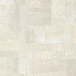 12 in. W x 12 in. L Beige Wood Parquet Vinyl Peel and Stick Vinyl Tile (30 sq. ft./case) by TrafficMaster