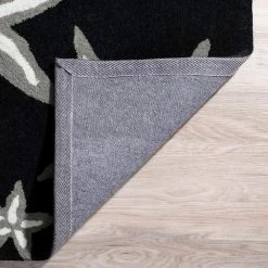 Cove 8 Starfish Black 3 ft. 6 in. x 5 ft. 6 in. Area Rug by Addison Rugs -TrafficMaster Decor Store black addison rugs area rugs hdcv8bk4x6 66 1000
