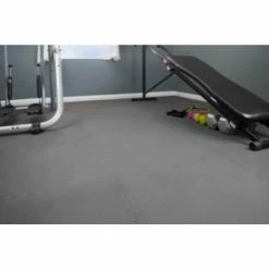 Black/Gray 24 in. x 24 in. x 0.47 in. Foam Dual Sided Gym Floor Tiles (4 Tiles/Pack (16 sq. ft.) by TrafficMaster 12 Black/Gray 24 in. x 24 in. x 0.47 in. Foam Dual Sided Gym Floor Tiles (4 Tiles/Pack (16 sq. ft.) by TrafficMaster -TrafficMaster Decor Store black and gray trafficmaster gym floor tiles 24120hdus 66 1000