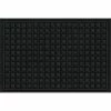 Black 24 in. x 36 in. Fiber and Rubber Commercial Door Mat by TrafficMaster -TrafficMaster Decor Store black trafficmaster commercial floor mats 60 885 1907 20000300 64 1000