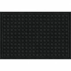 Black 24 in. x 36 in. Fiber and Rubber Commercial Door Mat by TrafficMaster