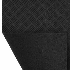 Black 36 in. x 48 in. Rubber Deck Plate Mat by TrafficMaster -TrafficMaster Decor Store black trafficmaster commercial floor mats mt1003508 66 1000