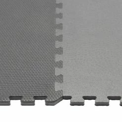 Black/Gray 24 in. x 24 in. x .52 in. Foam Dual Sided Impact Gym Floor Tiles (4 Tiles/Pack (16 sq. ft.) by TrafficMaster -TrafficMaster Decor Store black trafficmaster gym floor tiles 24213hdus 31 1000