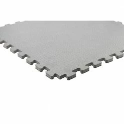 Black/Gray 24 in. x 24 in. x .52 in. Foam Dual Sided Impact Gym Floor Tiles (4 Tiles/Pack (16 sq. ft.) by TrafficMaster -TrafficMaster Decor Store black trafficmaster gym floor tiles 24213hdus 76 1000