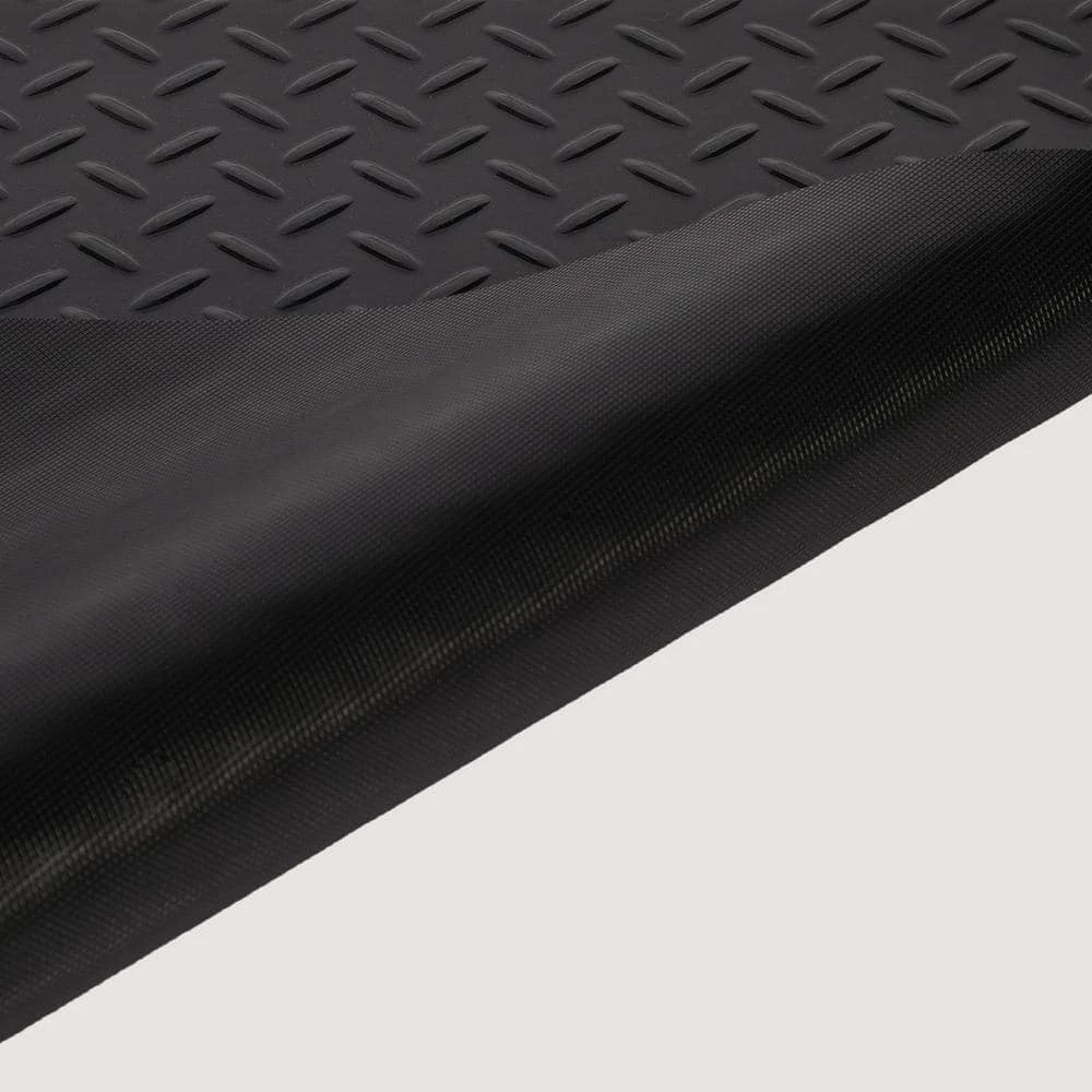 27 in. x 12 ft. Wide Rib Utility Black Floor Protector by TrafficMaster 4 27 in. x 12 ft. Wide Rib Utility Black Floor Protector by TrafficMaster - Image 2