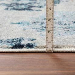 Provincial 11 Blue 3 ft. 3 in. x 5 ft. 3 in. French Damask Area Rug by Addison Rugs -TrafficMaster Decor Store blue addison rugs area rugs hdpc11bl3x5 1f 1000