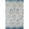 Provincial 11 Blue 3 ft. 3 in. x 5 ft. 3 in. French Damask Area Rug by Addison Rugs -TrafficMaster Decor Store blue addison rugs area rugs hdpc11bl3x5 64 1000