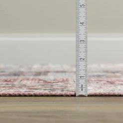 Baldwin 2 Blush 3 ft. 3 in. x 5 ft. 3 in. Medallion Velvet Non-Skid Indoor Area Rug by Addison Rugs -TrafficMaster Decor Store blush addison rugs area rugs hdba2bl3x5 1f 1000