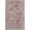 Baldwin 2 Blush 3 ft. 3 in. x 5 ft. 3 in. Medallion Velvet Non-Skid Indoor Area Rug by Addison Rugs