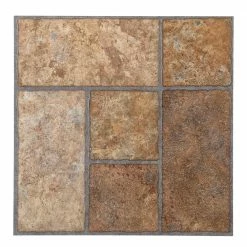 Bodden Bay 12 in. x 12 in. Terra Cotta Peel and Stick Vinyl Tile (30 sq. ft. / case) by TrafficMaster -TrafficMaster Decor Store bodden bay terra cotta trafficmaster vinyl tile 26294061 c3 1000