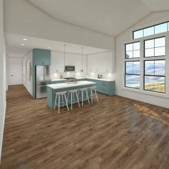 Cowley Creek Oak 8 mm Thick x 8.03 in. W x 47.64 in. L Water resistant Laminate Wood Flooring (21.26 sq. ft./Case) by TrafficMaster -TrafficMaster Decor Store brown trafficmaster laminate wood flooring 360831 2k383 31 1000