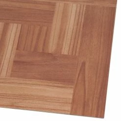 Brown Wood Parquet 12 in. x 12 in. Peel and Stick Vinyl Tile Flooring (30 sq. ft. / case) by TrafficMaster -TrafficMaster Decor Store brown wood parquet trafficmaster vinyl tile 65657 1d 1000