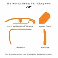 6 in. W Canadian Hewn Oak GripStrip Luxury Vinyl Plank Flooring (24 sq. ft./case) by TrafficMaster 13 6 in. W Canadian Hewn Oak GripStrip Luxury Vinyl Plank Flooring (24 sq. ft./case) by TrafficMaster -TrafficMaster Decor Store canadian hewn oak trafficmaster vinyl plank flooring 81314 76 1000