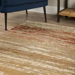 Serene 6 Abstract Stripes Canyon 7 ft. 10 in. x 10 ft. 7 in. Area Rug by Addison Rugs -TrafficMaster Decor Store canyon addison rugs area rugs hdsn6ca8x11 4f 1000