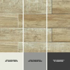 Capel Timber 6 in. x 24 in. Matte Ceramic Wood Look Floor and Wall Tile (16.8 sq. ft./Case) by TrafficMaster -TrafficMaster Decor Store capel timber trafficmaster ceramic tile nhdcaptim6x24 a0 1000