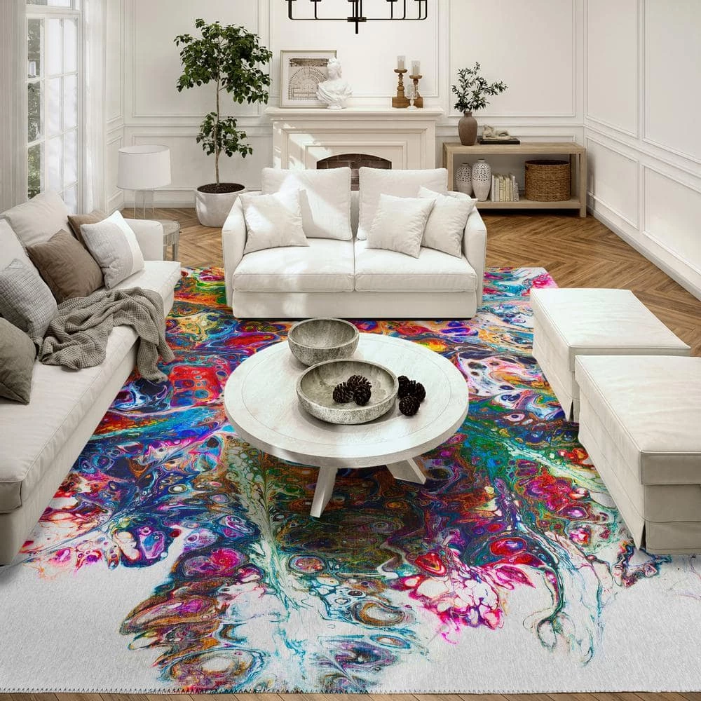 Copeland Carnival 8 ft. x 10 ft. Abstract Area Rug by Addison Rugs 10 Copeland Carnival 8 ft. x 10 ft. Abstract Area Rug by Addison Rugs - Image 8