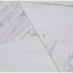 Carrara Marble 12 in. x 12 in. Peel and Stick Vinyl Tile (30 sq. ft. / case) by TrafficMaster -TrafficMaster Decor Store carrara marble trafficmaster vinyl tile ss1212 40 1000 1
