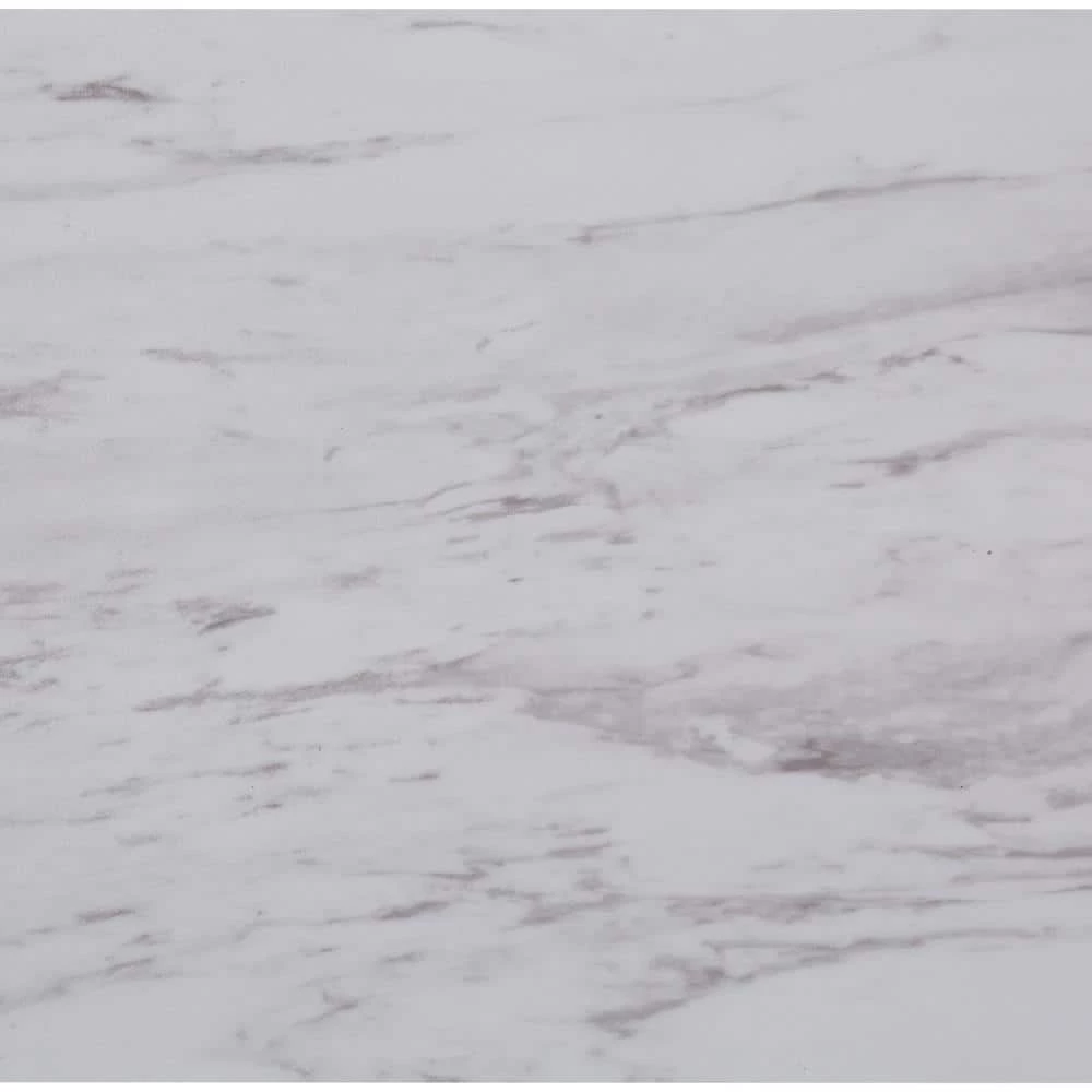 Carrara Marble 12 in. x 24 in. Peel and Stick Vinyl Tile (20 sq. ft. / case) by TrafficMaster 6 Carrara Marble 12 in. x 24 in. Peel and Stick Vinyl Tile (20 sq. ft. / case) by TrafficMaster - Image 4