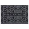 Geo Welcome Charcoal 24 in. x 36 in. Door Mat by TrafficMaster -TrafficMaster Decor Store charcoal trafficmaster door mats 60781172924x36 64 1000