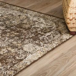 Fergus 1 Chocolate 9 ft. 4 in. x 13 ft. 2 in. Area Rug by Addison Rugs -TrafficMaster Decor Store chocolate addison rugs area rugs hdfg1ch10x13 1d 1000