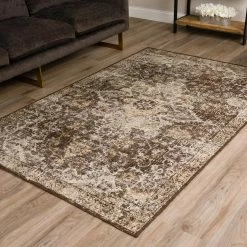 Fergus 1 Chocolate 9 ft. 4 in. x 13 ft. 2 in. Area Rug by Addison Rugs -TrafficMaster Decor Store chocolate addison rugs area rugs hdfg1ch10x13 31 1000