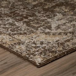 Fergus 1 Chocolate 9 ft. 4 in. x 13 ft. 2 in. Area Rug by Addison Rugs -TrafficMaster Decor Store chocolate addison rugs area rugs hdfg1ch10x13 4f 1000