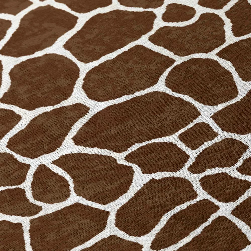 Kruger Chocolate 8 ft. x 10 ft. Animal Print Area Rug by Addison Rugs 7 Kruger Chocolate 8 ft. x 10 ft. Animal Print Area Rug by Addison Rugs - Image 5