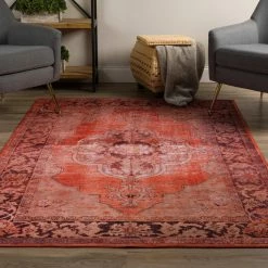 Athena 1 Ginger 7 ft. 10 in. x 9 ft. 10 in. Area Rug by Addison Rugs -TrafficMaster Decor Store ginger addison rugs area rugs hdat1gi8x10 31 1000