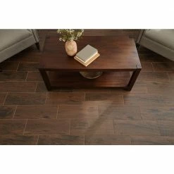 Glenwood Cherry 7 in. x 20 in. Ceramic Floor and Wall Tile (10.89 sq. ft. / case) by TrafficMaster -TrafficMaster Decor Store glenwood cherry trafficmaster ceramic tile gw08720hd1p2 40 1000
