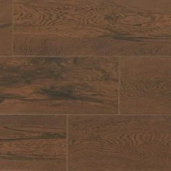Glenwood Cherry 7 in. x 20 in. Ceramic Floor and Wall Tile (10.89 sq. ft. / case) by TrafficMaster