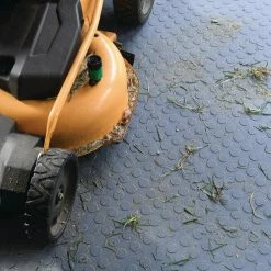 Gray Raised Coin 18 in. x 18 in. x 3.1 mm Rubber Interlocking Modular Flooring Tiles, 6-Pack (13.5 sq. ft.) by TrafficMaster 16 Gray Raised Coin 18 in. x 18 in. x 3.1 mm Rubber Interlocking Modular Flooring Tiles, 6-Pack (13.5 sq. ft.) by TrafficMaster -TrafficMaster Decor Store gray raised coin trafficmaster gym floor tiles 11grn 532 18x18 4f 1000