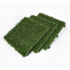 1 ft. x 1 ft. Artificial Grass Interlocking Tiles (9-Pack) by TrafficMaster -TrafficMaster Decor Store green trafficmaster artificial grass 48219 fa 1000