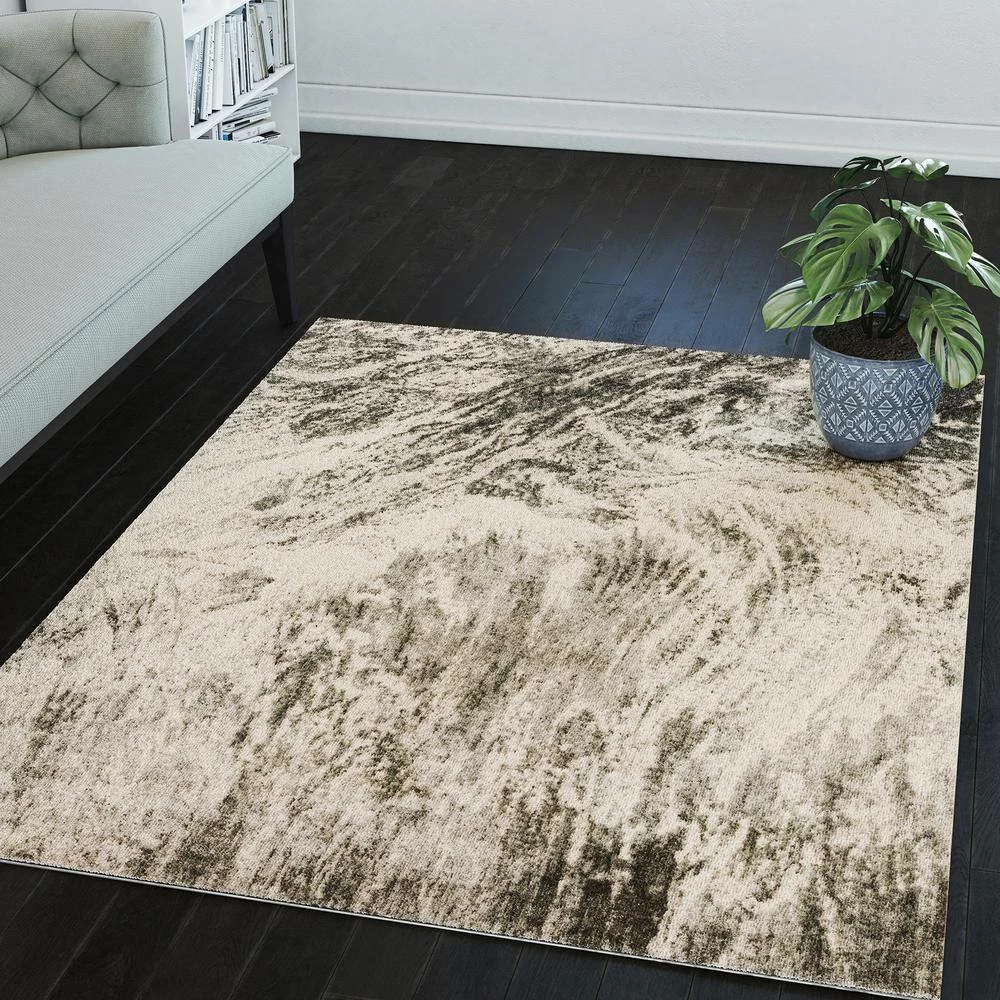 Gentry 17 Grey 8 Ft. x 10 Ft. Abstract Watercolor Area Rug by Addison Rugs 13 Gentry 17 Grey 8 Ft. x 10 Ft. Abstract Watercolor Area Rug by Addison Rugs - Image 11