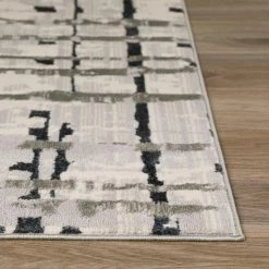 Gentry 4 Grey 3 Ft. 3 In. x 5 Ft. 1 In. Abstract Checker Area Rug by Addison Rugs -TrafficMaster Decor Store grey addison rugs area rugs hdge4gr3x5 76 1000
