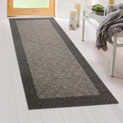 Derbent Grey 2 ft. x 5 ft. Accent Rug by TrafficMaster -TrafficMaster Decor Store grey trafficmaster area rugs mt1004423 31 1000