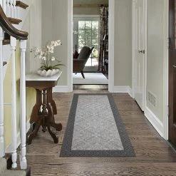 Derbent Grey 2 ft. x 5 ft. Accent Rug by TrafficMaster -TrafficMaster Decor Store grey trafficmaster area rugs mt1004450 e1 1000