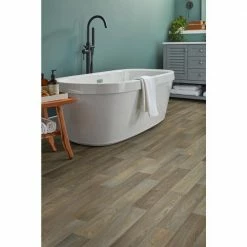 Greyed Oak Wood Residential Vinyl Sheet Flooring 12 ft. Wide x Cut to Length by TrafficMaster -TrafficMaster Decor Store greyed oak trafficmaster vinyl sheet flooring u8267 409c892p144 a0 1000