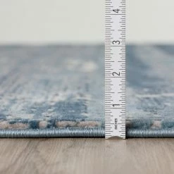 Apollo 5 Indigo 1 ft. 6 in. x 2 ft. 5 in. Distressed Crosshatch Indoor Area Rug by Addison Rugs -TrafficMaster Decor Store indigo addison rugs area rugs hdap5in20x30 1f 1000