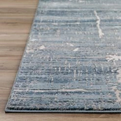 Apollo 5 Indigo 1 ft. 6 in. x 2 ft. 5 in. Distressed Crosshatch Indoor Area Rug by Addison Rugs -TrafficMaster Decor Store indigo addison rugs area rugs hdap5in20x30 44 1000