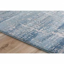 Apollo 5 Indigo 1 ft. 6 in. x 2 ft. 5 in. Distressed Crosshatch Indoor Area Rug by Addison Rugs -TrafficMaster Decor Store indigo addison rugs area rugs hdap5in20x30 4f 1000