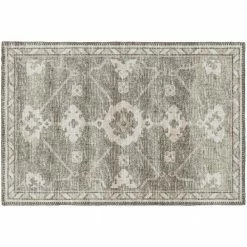 Modena Khaki 1 ft. 8 in. x 2 ft. 6 in. Persian Accent Rug by Addison Rugs