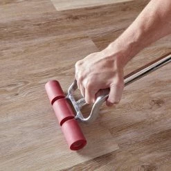 6 in. W Khaki Oak GripStrip Luxury Vinyl Plank Flooring (24 sq. ft./case) by TrafficMaster -TrafficMaster Decor Store khaki oak trafficmaster vinyl plank flooring 185312 fa 1000