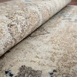 Provincial 7 Linen 7 ft. 10 in. x 10 ft. 7 in. Medallion Persian Area Rug by Addison Rugs -TrafficMaster Decor Store linen addison rugs area rugs hdpc7li8x11 44 1000