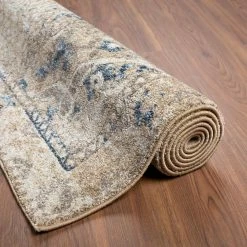 Provincial 7 Linen 7 ft. 10 in. x 10 ft. 7 in. Medallion Persian Area Rug by Addison Rugs -TrafficMaster Decor Store linen addison rugs area rugs hdpc7li8x11 77 1000