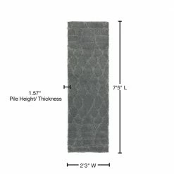 Concord 1 Metal 2 ft. 3 in. x 7 ft. 5 in. Runner Rug by Addison Rugs 22 Concord 1 Metal 2 ft. 3 in. x 7 ft. 5 in. Runner Rug by Addison Rugs -TrafficMaster Decor Store metal addison rugs area rugs hdcd1me2x7 76 1000